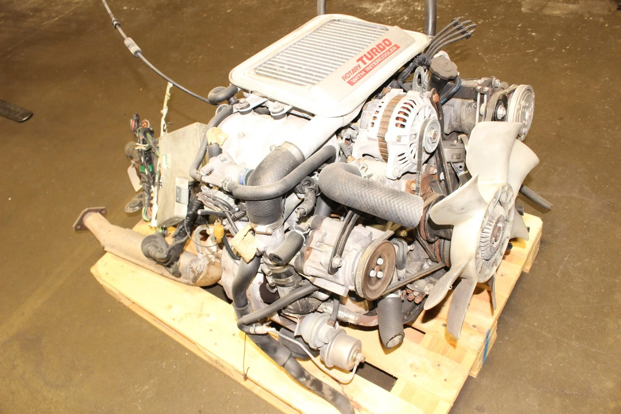 JDM 1988 1991 Mazda RX7 FC 13B Turbo Engine Auto Transmission 1.3L Rotary Motor - Image 4