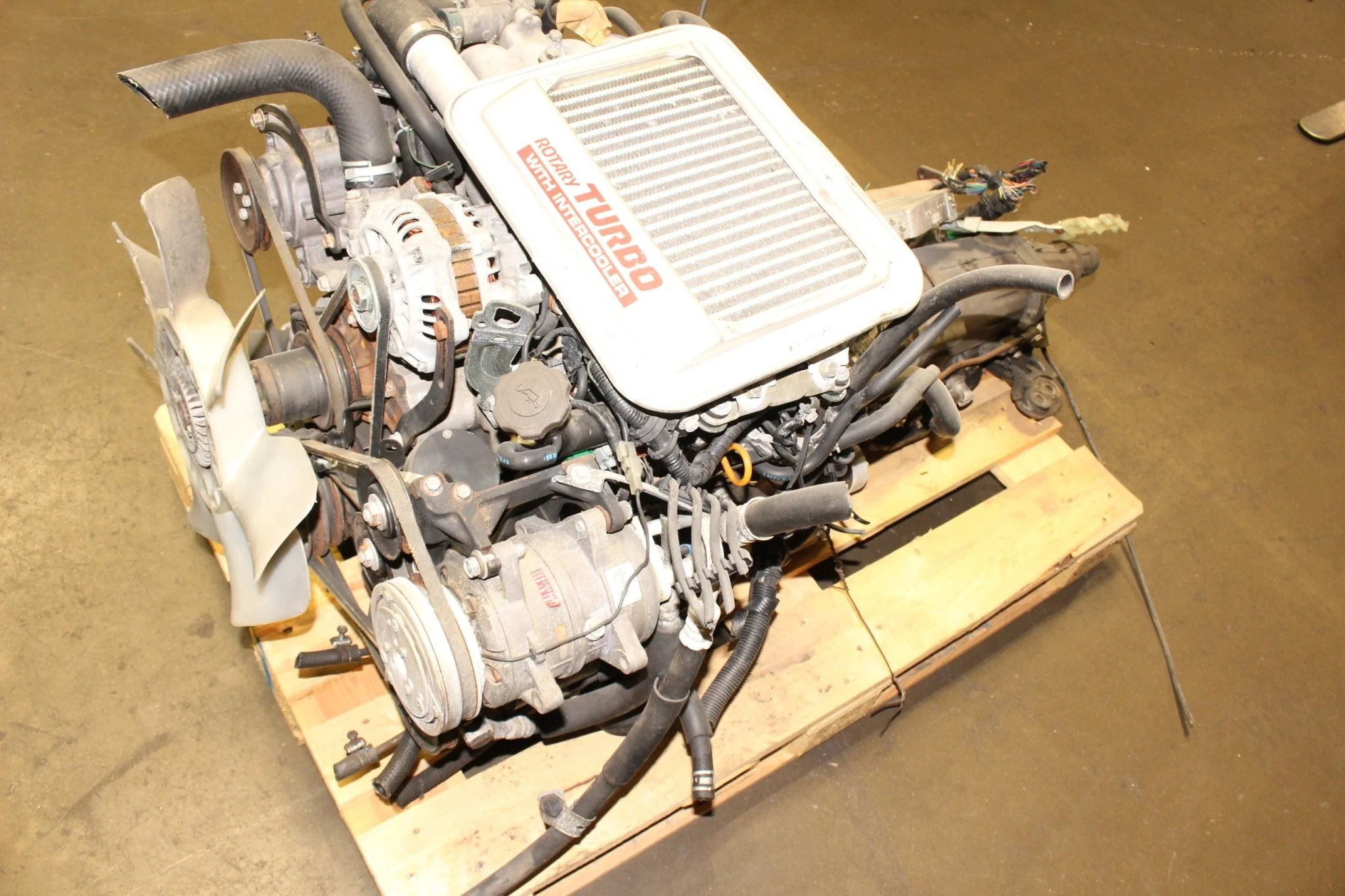 JDM 1988 1991 Mazda RX7 FC 13B Turbo Engine Auto Transmission 1.3L Rotary Motor - Image 5